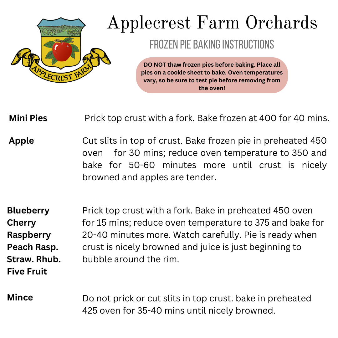 Cranapple Pie 10"