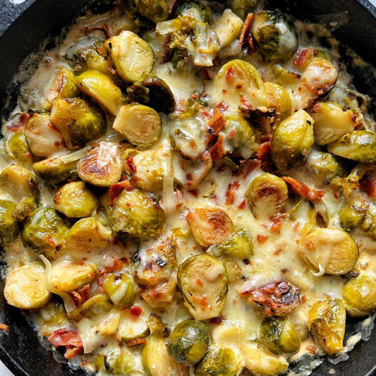 Roasted Brussel Sprouts in Bacon Cream 32oz