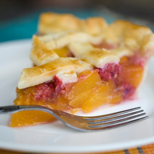 Peach Raspberry Pie 9"